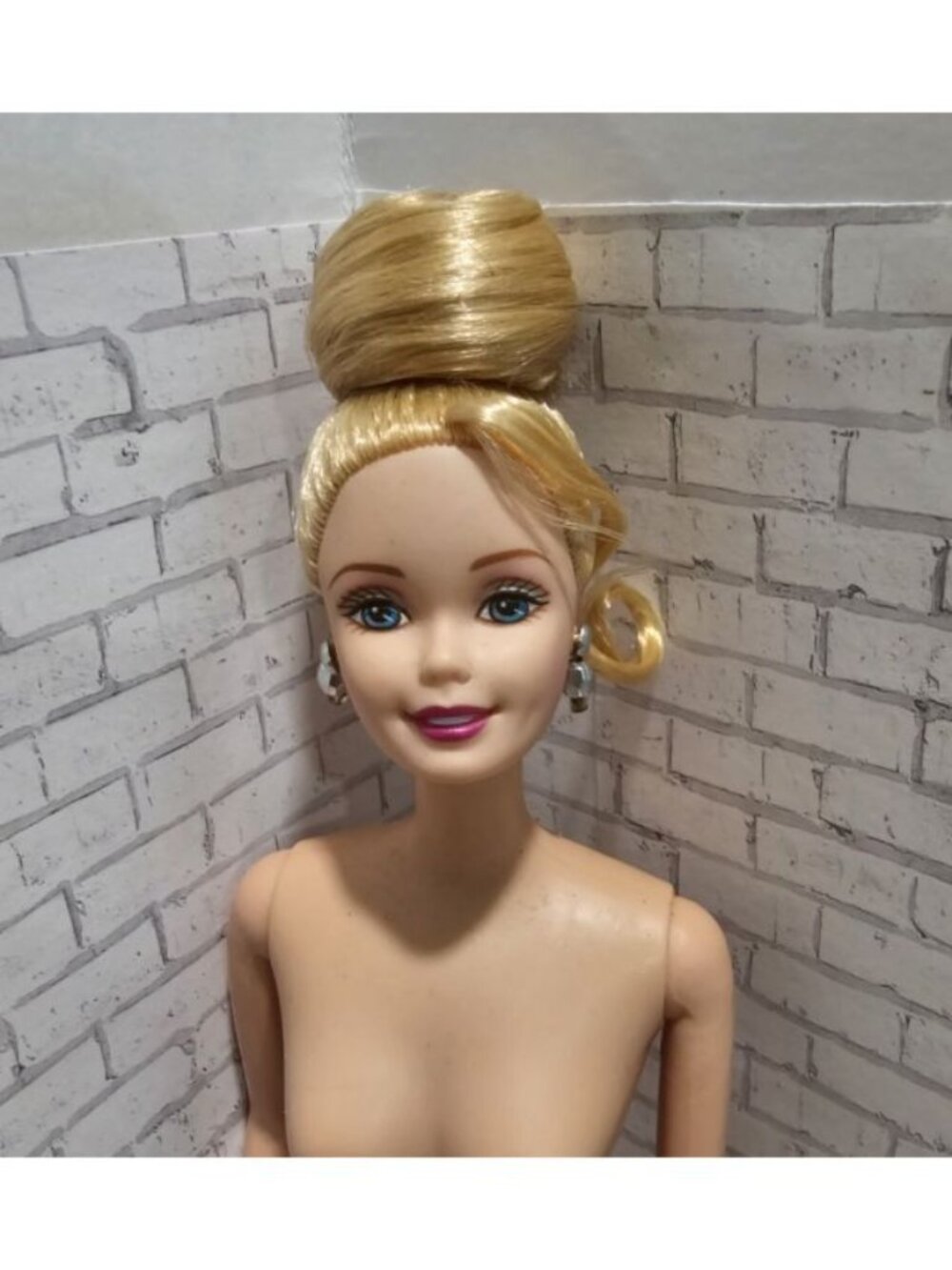 Mattel 1997 Sparkle Beauty Barbie Doll Special Edition Blonde Updo Nude Rare HTF - Picture 2 of 7